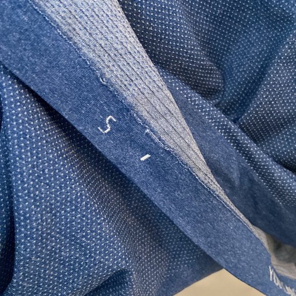 Lululemon Blue Metal Tech Vent Long Sleeve Henley - Picture 3 of 5